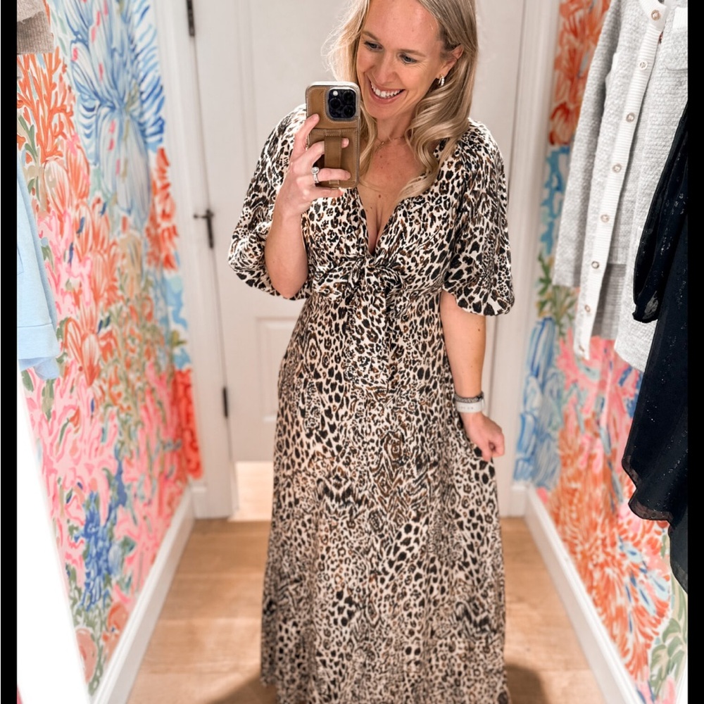 Lilly Pulitzer Clairanne Elbow Sleeve Maxi Dress